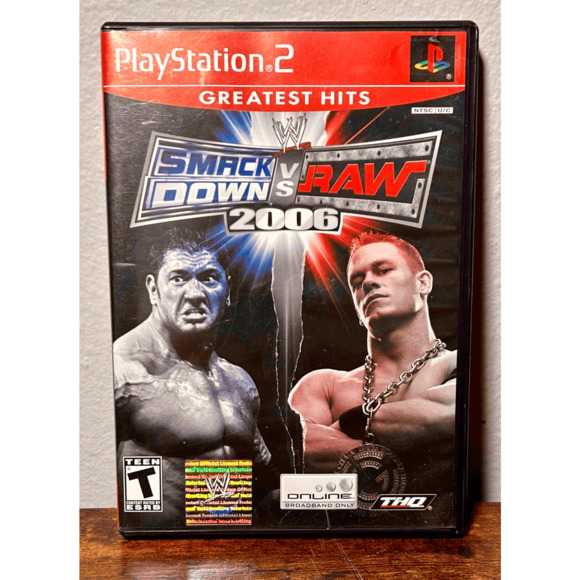 WWE SmackDown vs. Raw 2007 PS2 (Sony PlayStation 2, 2006) Complete CIB TESTED - Picture 2 of 10